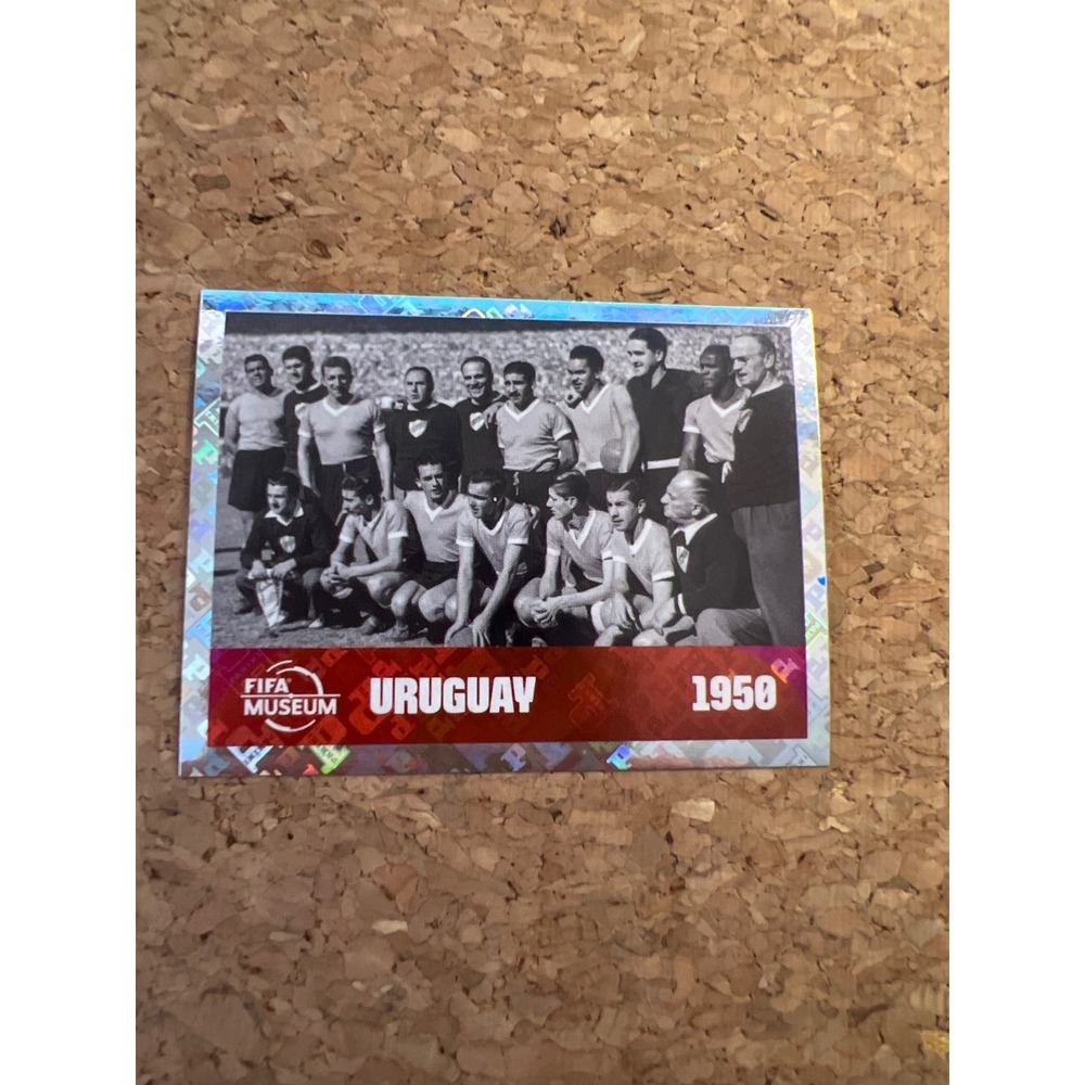 Panini FIFA World Cup 2026 Uruguay 1950 FIFA Museum Sticker FWC 10 Holographic